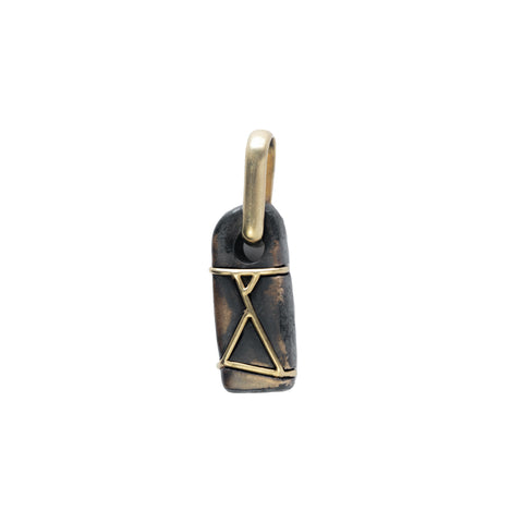 Ancient Artifact Carved Amulet, 18k