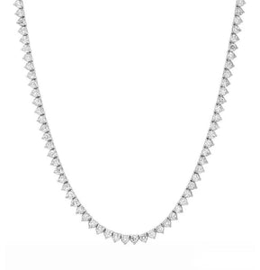 Straight Line Diamond Necklace