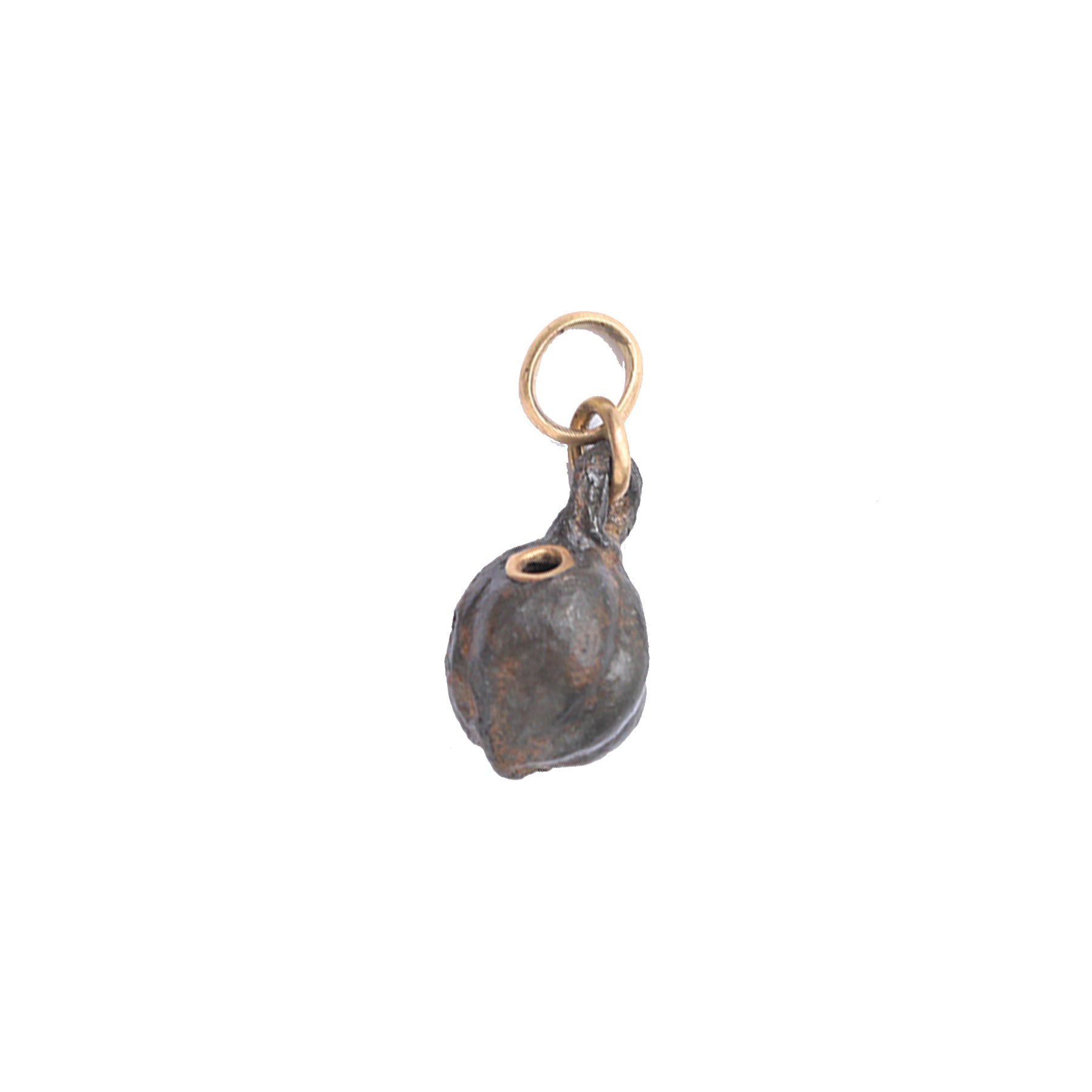 Ancient Bead Amulet, 18K