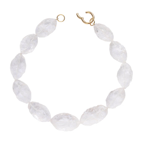 Crystal Marquise Choker Necklace, 18k