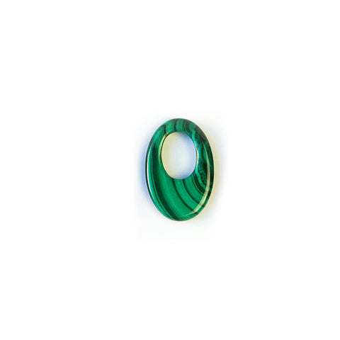 Malachite Hoop Charm