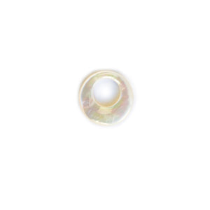 Small Mother of Pearl Round Hoop